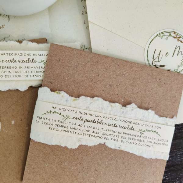 inviti carta piantabile vendita on line